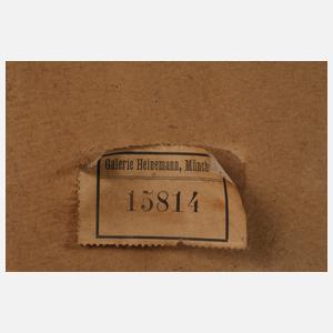 Fritz Herpfer, Blumenstillleben mit Früchten