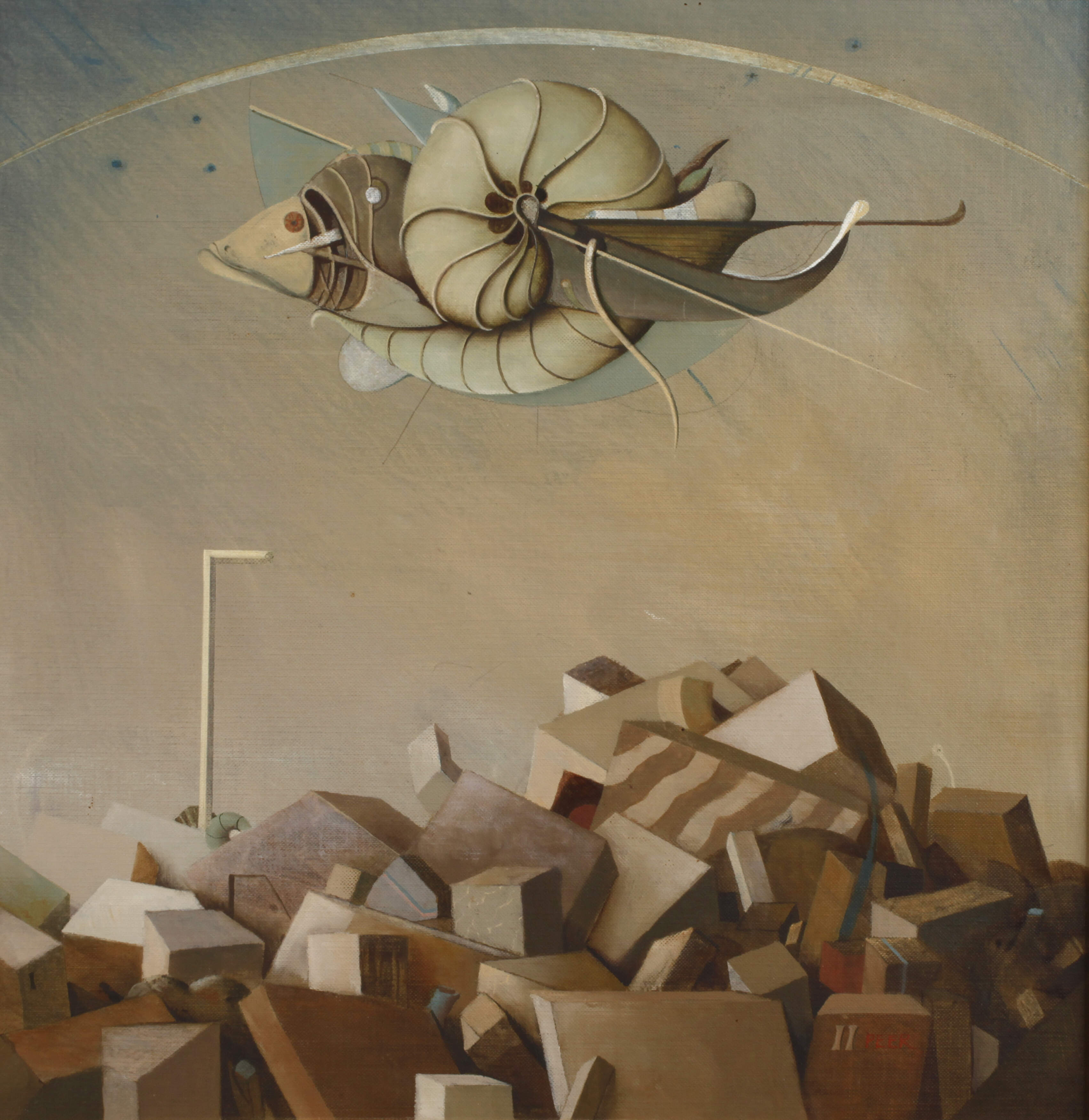 Leopold Peer, Surrealistische Darstellung