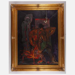 Christian Peschke, Gießereiarbeiter