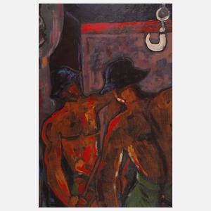 Christian Peschke, Gießereiarbeiter