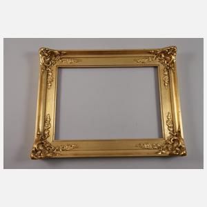 Drei kleine Goldstuckrahmen