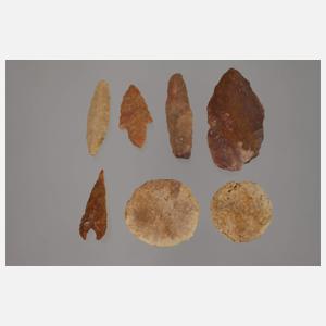 Konvolut neolithische Artefakte