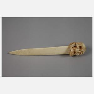 Brieföffner Memento Mori