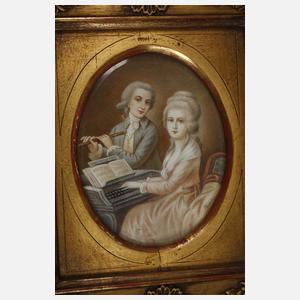 Konvolut Miniaturportraits