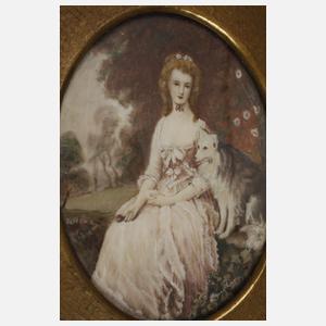 Konvolut Miniaturportraits