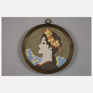 Drei Bildnisse Art déco