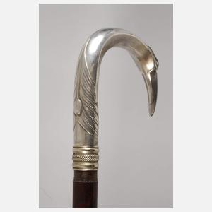 Spazierstock Silber