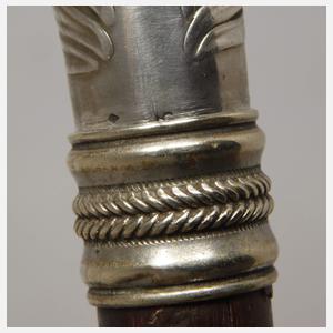 Spazierstock Silber