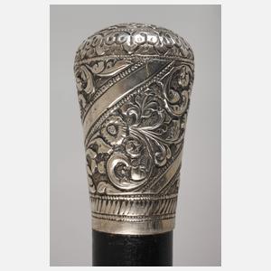 Spazierstock Silber