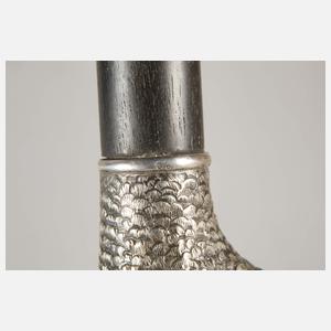 Spazierstock Silber