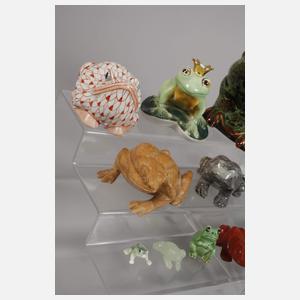 Kleine Froschsammlung