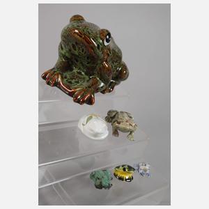 Kleine Froschsammlung