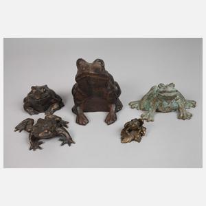 Kleine Froschsammlung