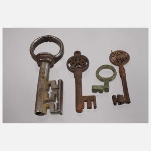 Konvolut historischer Schlüssel