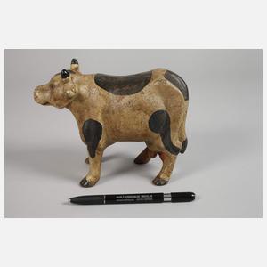 Kuh-Spardose Eisenguss