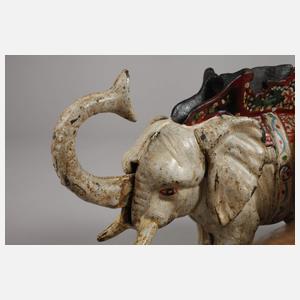 Mechanischer Elefant Eisenguss