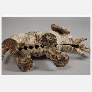 Mechanischer Elefant Eisenguss