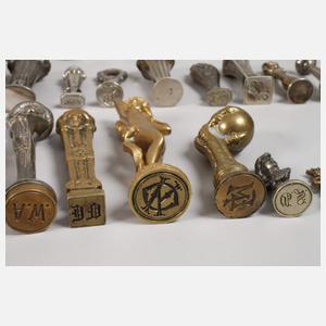 Großes Konvolut Petschafte