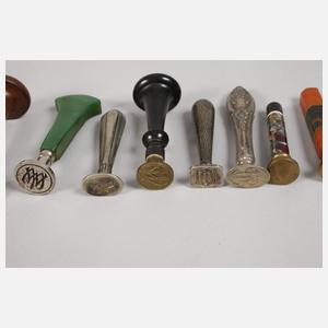 Großes Konvolut Petschafte