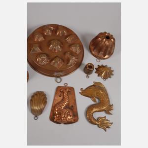 Konvolut Kupferformen