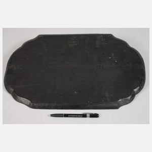 Tablett mit Genreszene