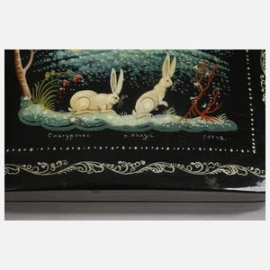 Konvolut Lackarbeiten