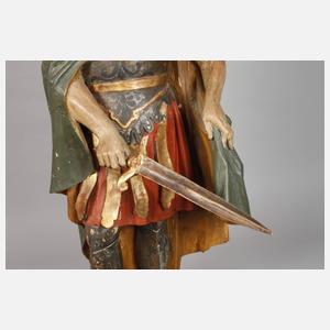 Geschnitzte Heiligenfigur