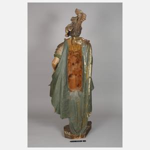 Geschnitzte Heiligenfigur