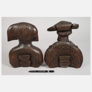 Büsten eines Renaissancepaares