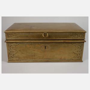 Schreibschatulle Messing