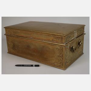 Schreibschatulle Messing