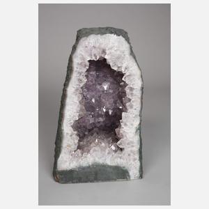 Zwei Amethystdrusen