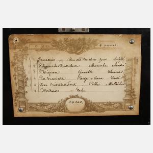 Kleine Walzenspieldose