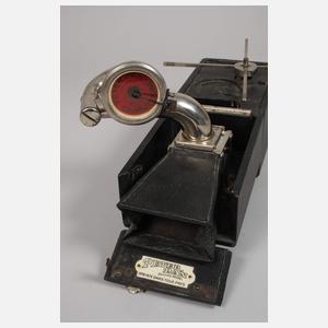 Kleines Koffergrammophon Peter Pan