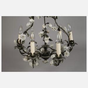Floraler Deckenlüster