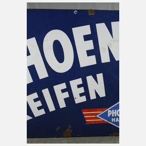 Großes Emailleschild Phoenix