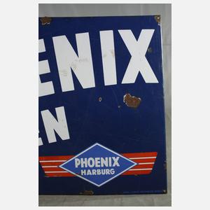 Großes Emailleschild Phoenix