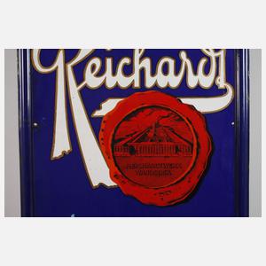 Emailleschild Reichardt