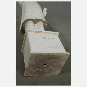 Riesige Blanc-de-Chine-Figur Mao Zedong (1893-1976) 毛泽东