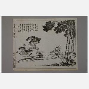 Konvolut Holzschnitte