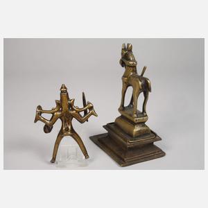 Konvolut hinduistische Plastiken