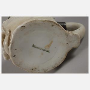 Figurenkrug "Bismarck Rettich"