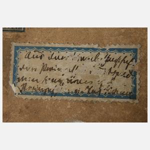 Portraitmedaillon "Johann König v. Sachsen"