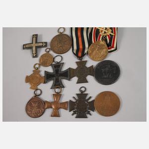 Konvolut Orden Kaiserreich und 1. Weltkrieg