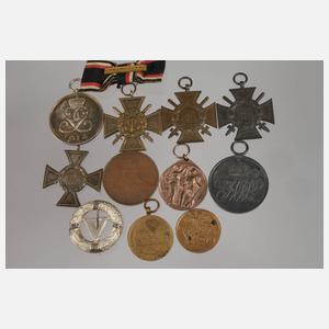 Konvolut Orden Kaiserreich und 1. Weltkrieg