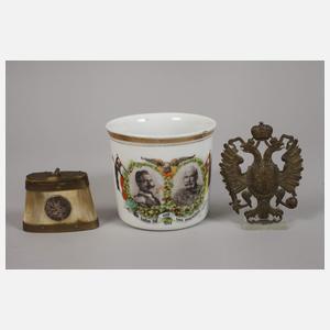 Konvolut Patriotika, Abzeichen und Medaillen