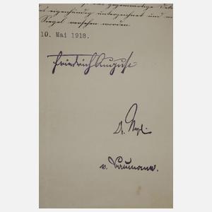 Verleihungsurkunde Verdienstkreuz Sachsen