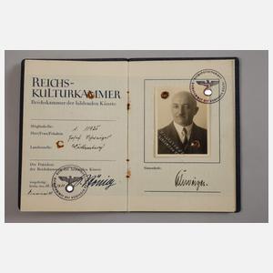 Konvolut Mitgliedsbücher und Papiere 3. Reich