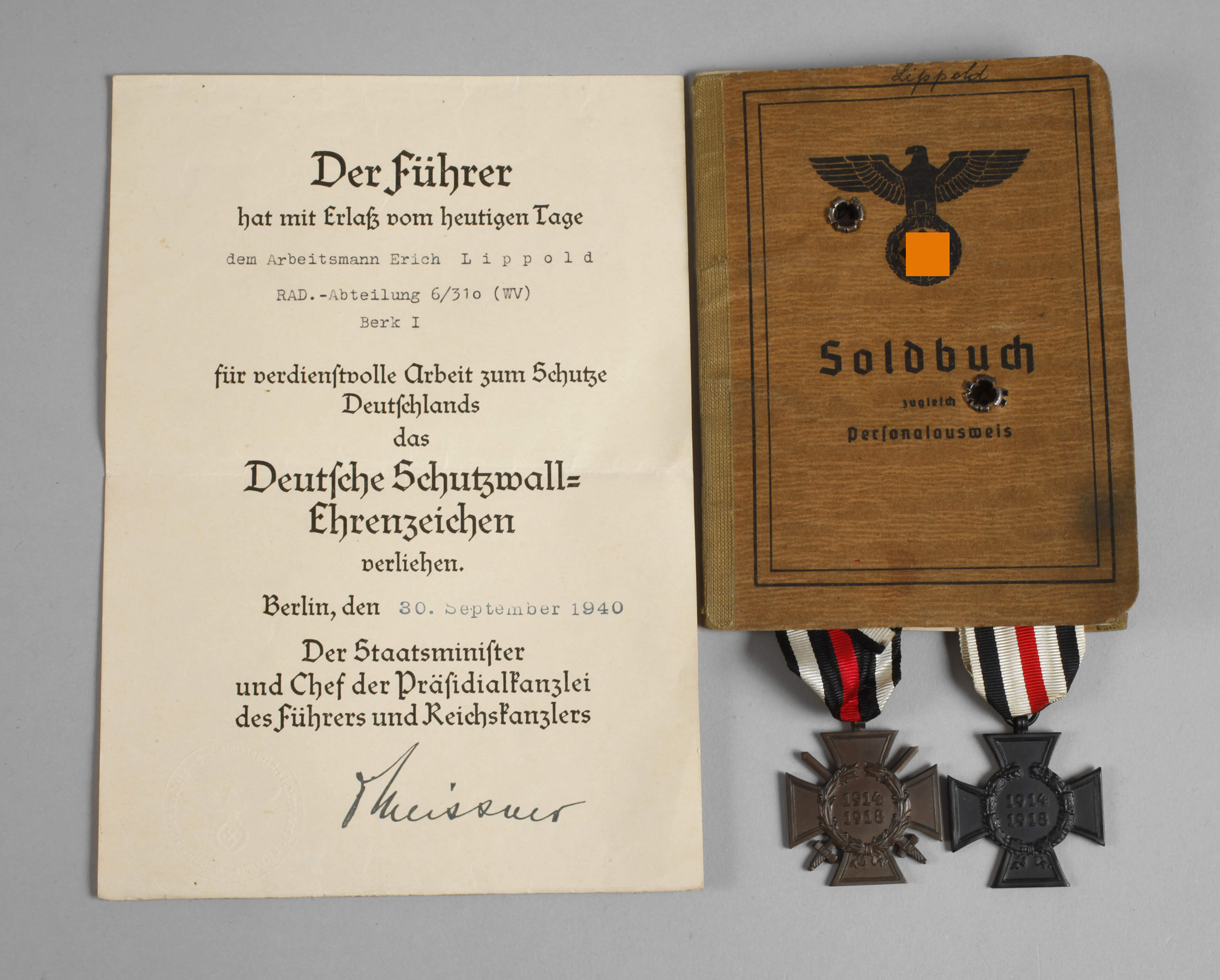 Nachlass 2. Weltkrieg