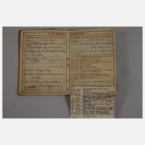 Konvolut Wehrpässe und Soldbücher 2. Weltkrieg